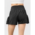 thumbnail image 2 of TFixol Pantalones cortos para correr para mujer 2 en 1 con bolsillos y capa de cobertura de cintura ancha, 2 of 8
