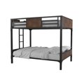 thumbnail image 2 of Furniture of America  Jown Industrial Black Metal Bunk Bed Full, 2 of 5