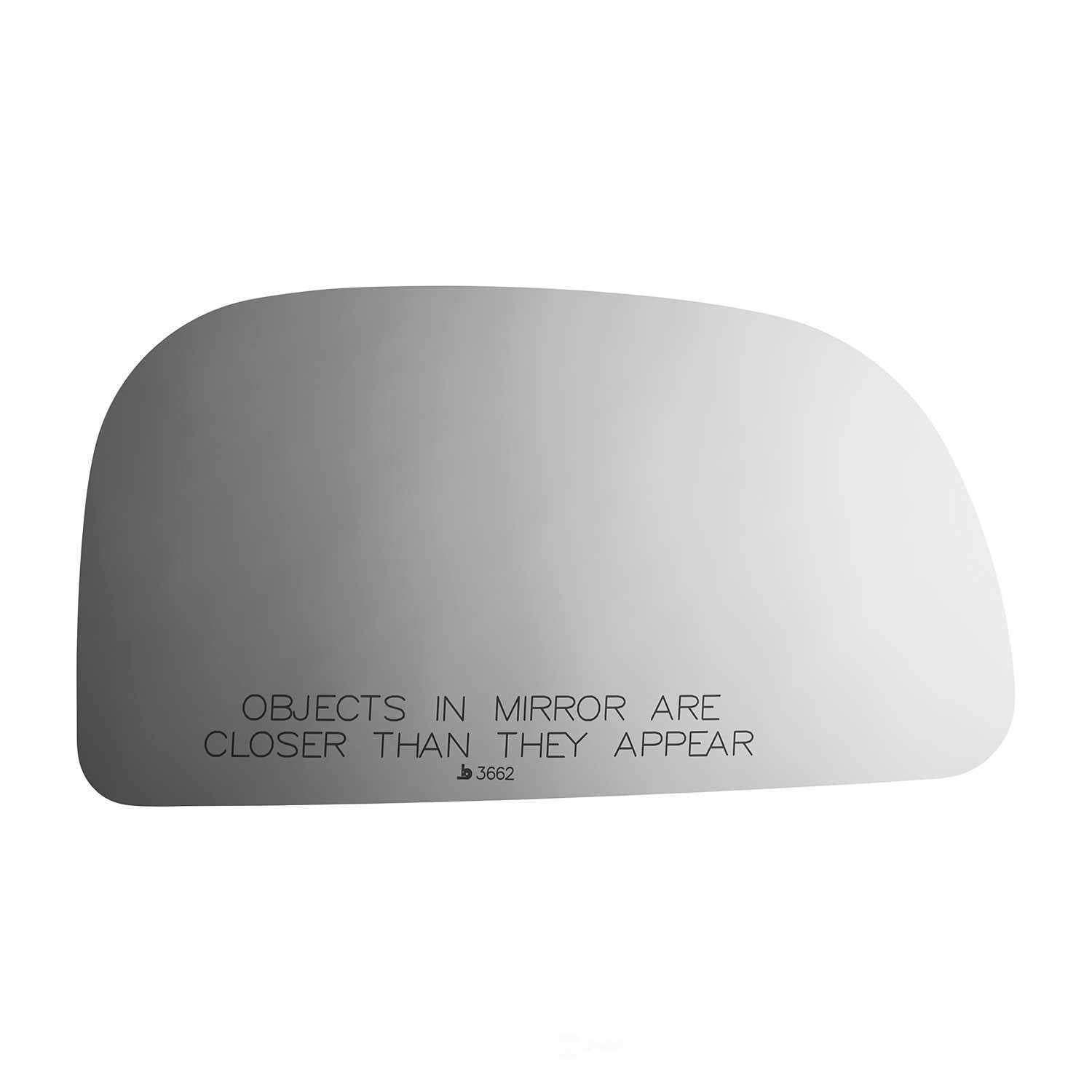 Burco Side View Mirror Replacement Glass - Clear Glass - 3662