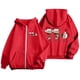 thumbnail image 5 of WILLBEST Sudadera Deportiva para Mujer Ladies' Christmas Printed Zipper Long Sleeved Pocket Adjuststring Casual Hooded Sweatshirt 1934 Chica​​, 5 of 8