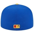 thumbnail image 4 of Men's New Era  Royal/Yellow Boston Red Sox Empire 59FIFTY Fitted Hat, 4 of 5