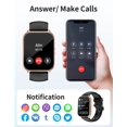 thumbnail image 2 of Reloj inteligente RUIMEN H1 de 1,8 pulgadas para hombre y mujer con 2 correas, negro y cobre, 2 of 7