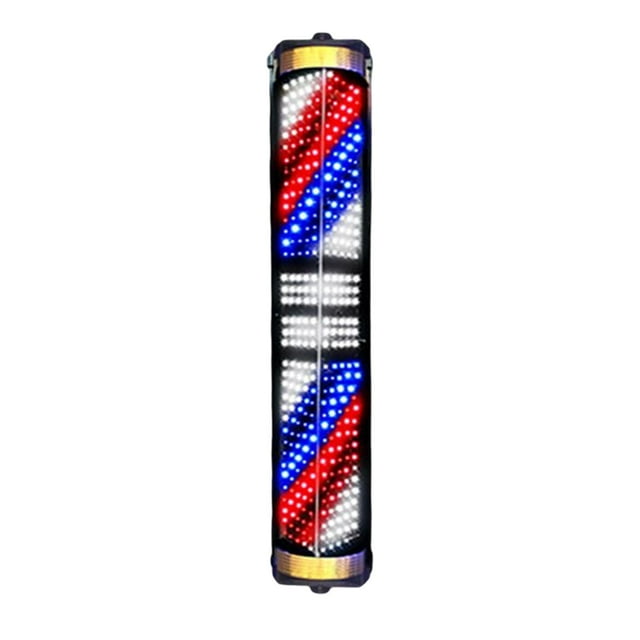 Luz de poste de barbero Baoblaze giratoria LED impermeable 1 m