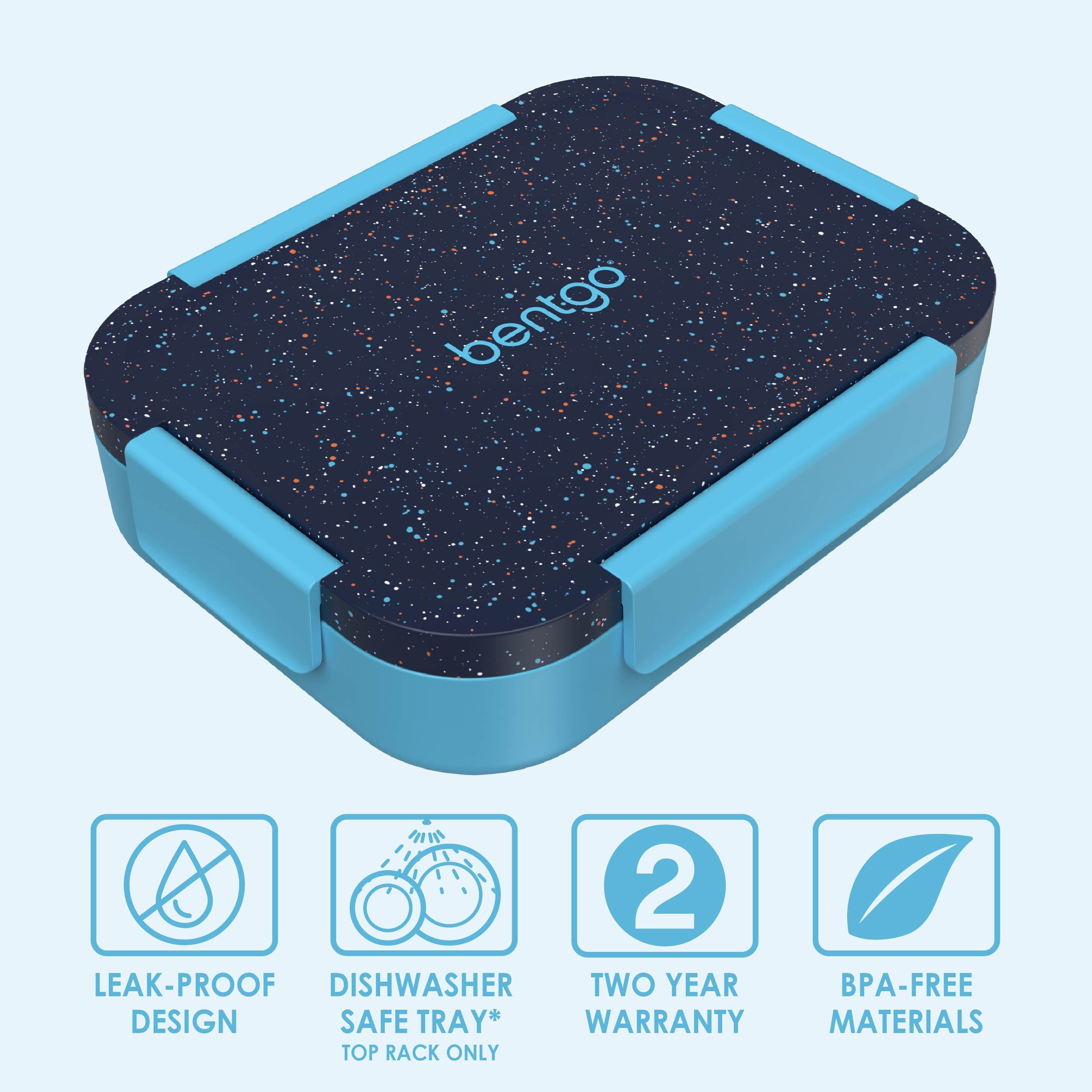 Bentgo Kids Lunch Box with Leakproof Lid and Tray - Blue