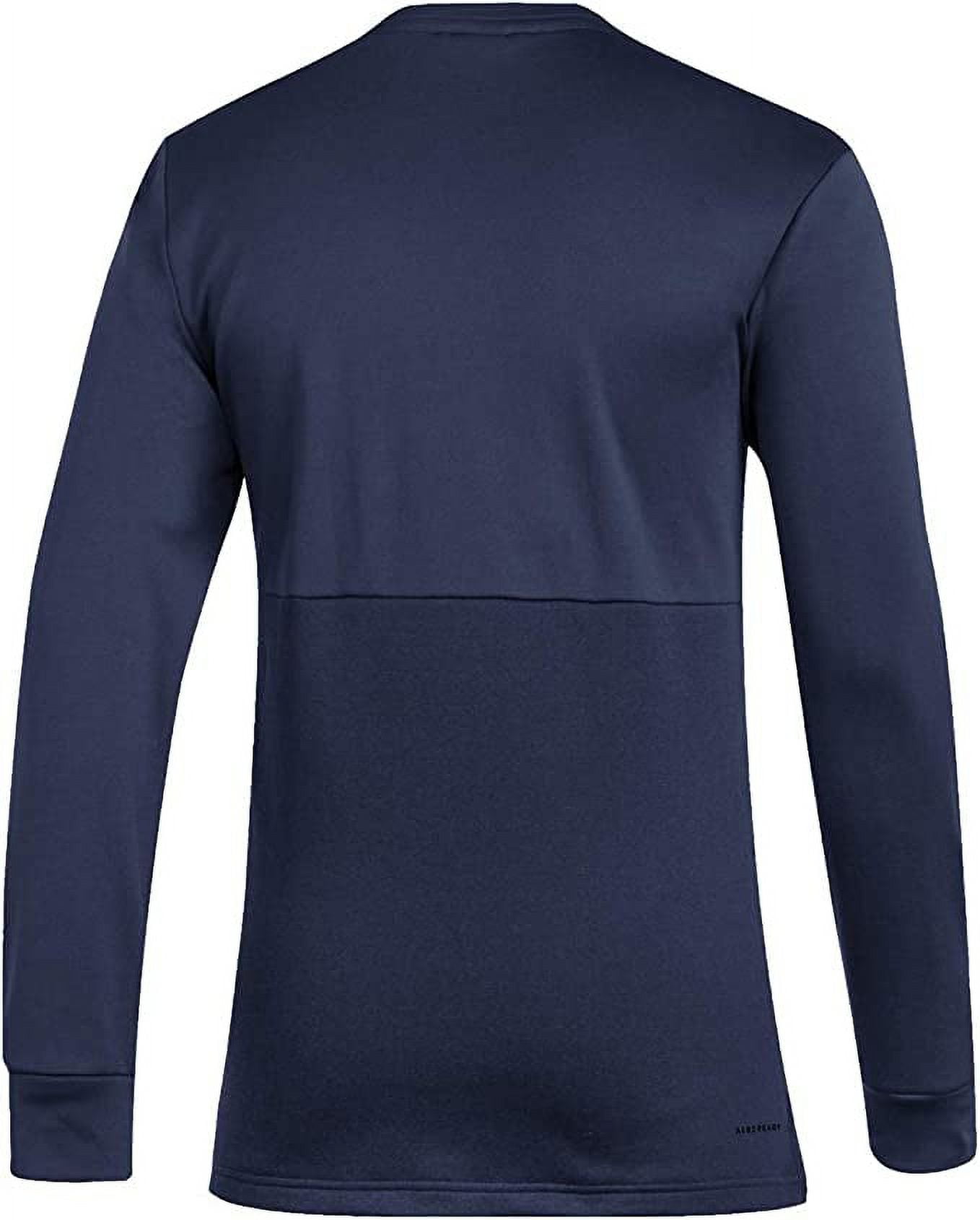 FM7684 Adidas Men's Training Issue Crew Top Team Navy Blue/White L