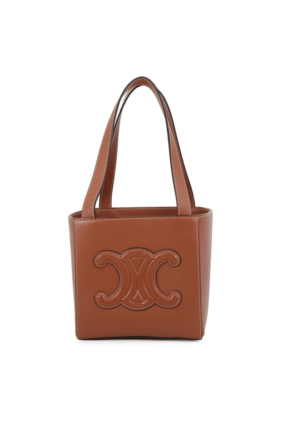 Pre-Owned Celine handbag Cuile Triomphe Cube Leather 199203 CELINE
