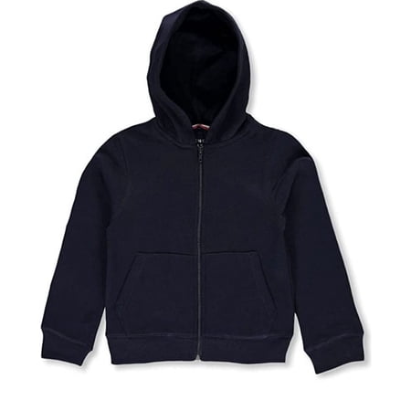 French Toast Boys' Fleece Hooded Sweatshirt Navy S (6/7)