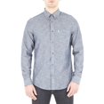 thumbnail image 1 of Ben Sherman - New Chambray Mens Button-Up Long Sleeve Shirt Sky MD, 1 of 1