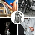 thumbnail image 4 of Dream Apparel Motorcycle Bell for Biker Good Luck Riding Bells with Hanger Motorcycle Accessory or Keychain for Luck Rider Gift, 4 of 6