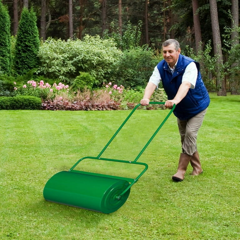 Drum roller lawn mower hot sale