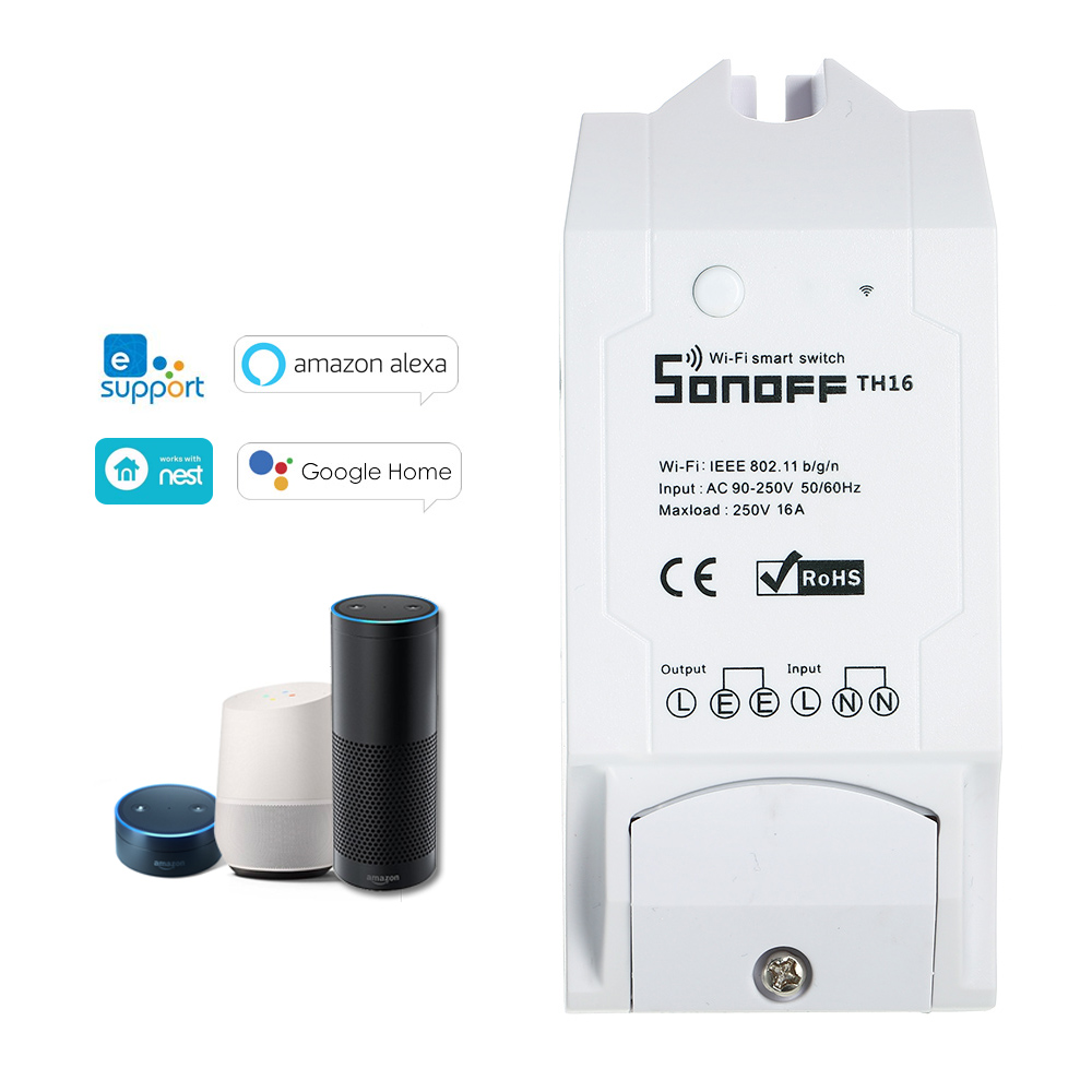 sonoff th16 google home