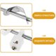 thumbnail image 2 of Sink Pivot Rod Replacement For Pop-Up Drain Sink Drain Stopper Bathroom Pop Up Assembly Sink Pivot Rod Replacement Drainer Replacement Pivot Rod, 2 of 4