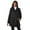 Black, variant on Women's Plus Size A-Line Wool Peacoat