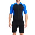 thumbnail image 1 of Men's Wetsuit 1.5mm Neoprene Dive Wet Suit Front Zip Short Sleeve Swimsuit for Snorkeling Diving Swimming Surfing Water Sports, 1 of 5