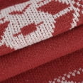 thumbnail image 6 of BONIXOOM Mens Sweater Modern Fit Sweater Pullover Christmas Crew Neck Mens Cardigan Sweater Red 2XL(US:12), 6 of 8