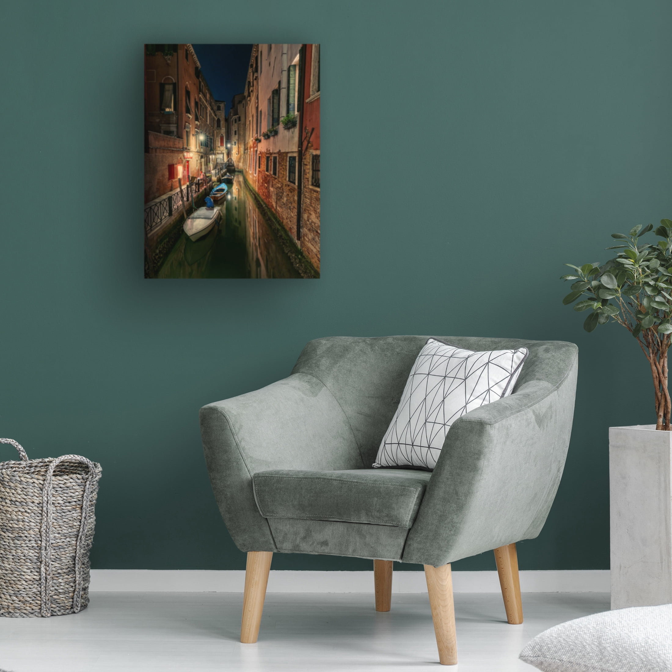 Trademark Fine Art Tommaso Pessotto A night in Venice Canvas Wall Art