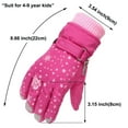 thumbnail image 3 of CZHQWE Winter Gloves For Kids Toddler Snow Gloves Toddler Mittens Kids 1 Pairs Fleece Gloves Winter Warm 4-9 Year, 3 of 3