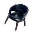 thumbnail image 2 of Sillón en miniatura a escala 1:64, diorama pintado, modelo 1/64 para arquitectura. negro, 2 of 9