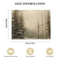 thumbnail image 2 of Nawypu  Winter pine Christmas canvas wall art abstract winter forest landscape aesthetic poster nature wilderness northern print vintage country landscape suitable for living room, 2 of 5