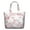 White-363, variant on Romantic Rose and Peony Pattern Weekender Bag, Large Capacity Carry-On Tote with Durable Handles for Women