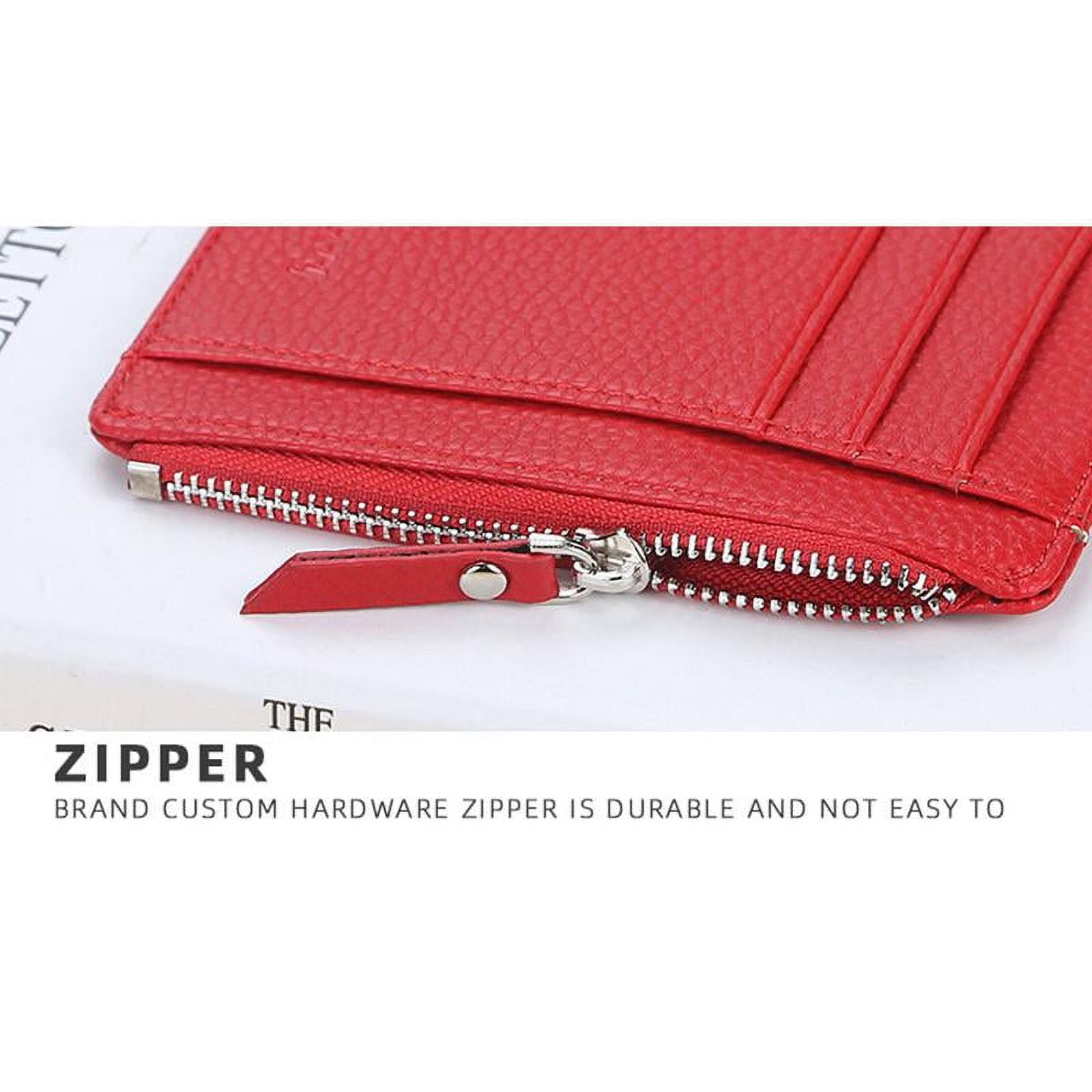 Women Card Wallet Two Pocket Zipper Closure Bifold Mini Money Coin Purse Bag  | eBay