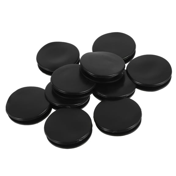 PBPBOX 10Pcs Black Piggy Bank Stopper PVC Easy to Clean for Savers