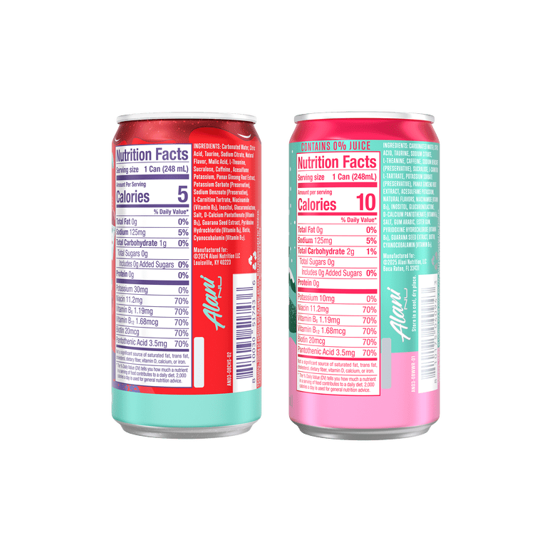 Alani Nu Sugar Free Energy Drink Mini, Variety Pack, Winter