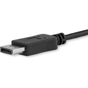 CDP2DPMM1MB 3.3 ft (1 m) USB-C to DisplayPort Cable - USB Type-C to DP Video Adapter Cable - 4K 60Hz - Black