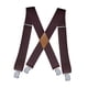 thumbnail image 3 of Tirantes para Hombre Clips Súper Fuertes Tirantes de 2,15 "de Ancho Tirantes Elásticos Casuales X Espalda para Fiesta de Disfraces de Boda de Negocios Marrón Salvador tirantes para hombre, 3 of 7