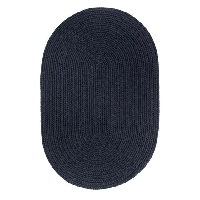 Rhody Rug S156R060X096 Solid 5x8 Wool Rug Navy