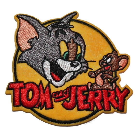 Tom & Jerry 3" Tall Embroidered Patch