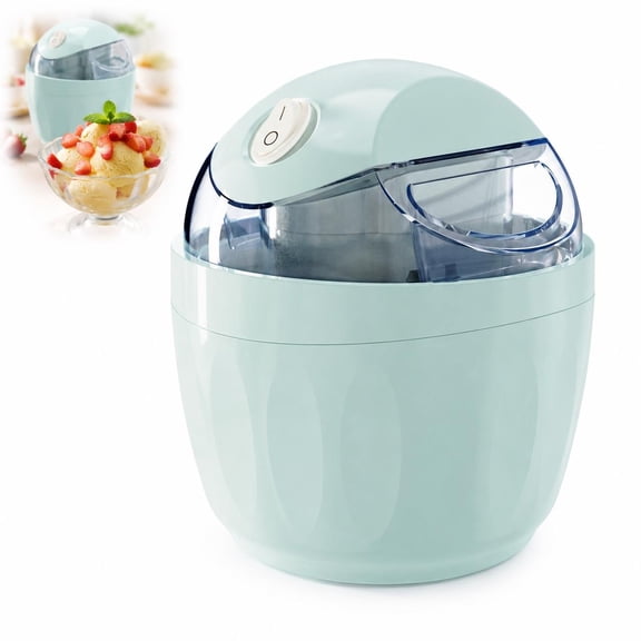 Swirl Cup Electric Mini Ice Cream Maker, 15-Minute One-Touch DIY Personal Machine for Home Kitchen, Quick Frozen Dessert Maker for Family Treats