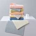 thumbnail image 4 of Nvzi 3 toallas de mano para baño, unisex, de algodón suave y supersuave, muy absorbentes, ideales para la ducha, la piscina, el spa, el gimnasio y para uso diario. Medidas: 34 x 72 cm (rosa)., 4 of 5