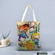 thumbnail image 2 of All Grown Up Bolso de tela con estampado de lienzo para mujer, bolsa de compras reutilizable y estética, con cremallera interior, regalo para mujer,40*40cm., 2 of 6