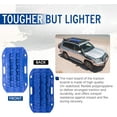 thumbnail image 5 of BUNKER INDUST Off-Road Traction Boards, 2 Pcs Recovery Tracks Traction Mat for 4X4 Jeep Mud, Sand, Snow Traction Ladder-Blue Tire Traction Tool, 5 of 7