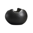 thumbnail image 2 of Ceramic Bonsai 1Pcs Black Ceramic Hydroponic Flower Pot Succulent Planter with Geometric Design for Home Gardening Decor Rkxzt, 2 of 6