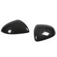 thumbnail image 2 of Rearview Mirror , ABS Plastic Left Right Exterior Protector Wing Mirror Cover Wear Resistant Bendable  For Car Carbon Fiber Style, 2 of 8