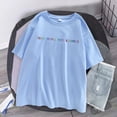 thumbnail image 1 of Summer casual style Harry treats kind people S-2XL fashion ladies retro casual punk alphabet hip hop t shirt female short sleevepangjing, 1 of 4