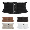thumbnail image 4 of Happy Date Women Wide Elastic Waist Belt Stretch Fashion Waistband Stretchy Dress Belt Band Wrap Vintage Lady Dresses, 4 of 5