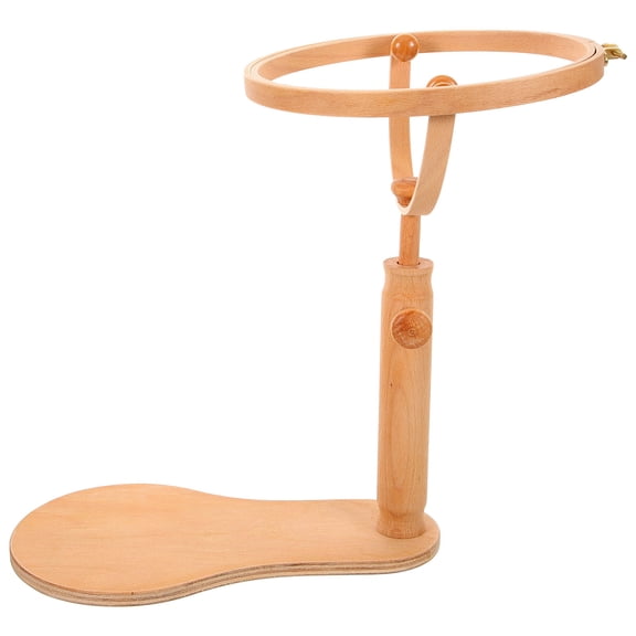 WHAMVOX 1Set Embroidery Holder Stand Wood for Diy Embroidery and Cross Stitch