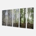 thumbnail image 2 of Green Morning in Forest Panorama - Landscape Canvas Art Print, 2 of 3