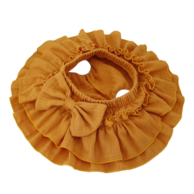 LIJCC Newborn Infant Baby Girls Solid Color Ruffle Bloomer Skirt Shorts Soft Breathable and Flexible Diaper Covers