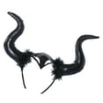 thumbnail image 3 of Bandeau de Cheveux Halloween Costume de Jeu de Rôle Amusant pour Femmes Bandeau Devil Noir, 3 of 7