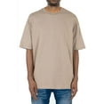 thumbnail image 2 of Mens Blank Drop Shoulder Short Sleeve Tshirt Crew Neck Summer Cotton Tee Tops, 2 of 4