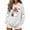 White, variant on Kezqiaxn Hoodies for Women Halloween Pullover Hoodie Long Sleeve Loose Casual Sweatshirt with Pockets Fashion Clothing White L