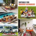 thumbnail image 3 of Christmas Truck Outdoor Rug 5x7 Ft, Non Slip Washable Area Rug, Farmhouse Xmas Tree Red Buffalo Plaid Patio Rugs Carpet Runner, Large Floor Mat for Indoor/Outdoor Deck Porch Camping, 3 of 8