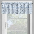 thumbnail image 2 of Ambesonne Blue and White Window Valance, Water Drop Lines, 54" X 12", Violet Blue and White, 2 of 5