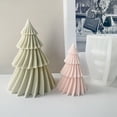thumbnail image 4 of Molde de silicona para velas con forma de pino giratorio geométrico 3D, suministros para hacer velas de árbol de Navidad, molde de resina para jabón, regalos, manualidades, decoración del hogar, 4 of 5