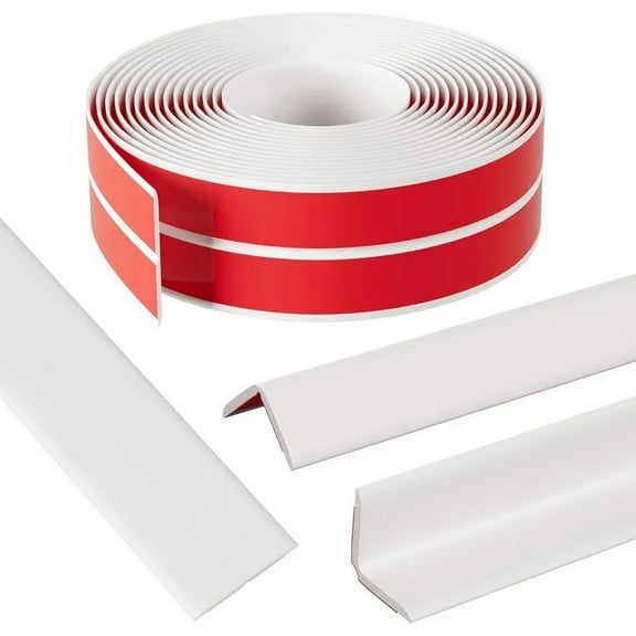 Inside Outside Corner Trim Moulding Flexible Wall Corner Protector Self Adhesive Edge Guards Caulk Strip Floor Transition Strip