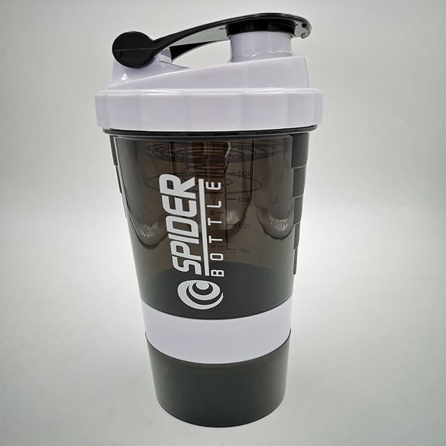 Vaso de plástico para batidos, vaso de regalo para batidos de fitness con proteína en polvo de tres capas